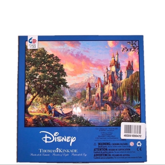 NEW RARE Thomas Kinkade Beauty and Beast II Puzzle - Picture 2 of 6